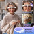 Magnifying Glasses with Lights,Flip-up Rechargeable Hands Free Headband Magnifying Glasses for Close Work with 3 Color Temperature, 5X 3.5X 2.5X 1.5X Professional Jeweler's Loupe Lighted Magnifiers