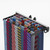 HANKEY Pull Out tie Organizer for Men, Slide Out Tie Rack 17.9in Side Mount Extendable Neck tie Racks for Closet up to 65 Ties Storage for Ties,Belts,Scarves,Pants Folding Holder for Space Saving