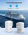 TROND 2 Prong Outlet Extender 2 Pack, 3 Prong Adapter with 360 Rotating Plug, Wall Outlet Splitter with 6 AC Charger, Travel Power Adapter for US to Japan, Non-Grounded Plug Extender for Old House
