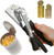 LUFMWCWD Crank Handle Commercial Can Opener - Heavy Duty Manual Can Opener - Ergonomic Cushioned Handle - Stainless Steel Blade - Black