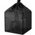 Hecaty Pond Filter Bag, Pump Barrier Bag, Anti-Clogging Cube Filter Box, Black Media Bag Pump Mesh Bag for Outdoor Water Fish Ponds(10 inch)