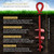 ROYAL-PAW Dog Tie Out Stake - for Large Dogs up to 210 lbs - Heavy Duty Dog Stake for Yard, Beach & Camping Outside - Best in Ground Anchor for a Dog Cable, Leash, Lead Tether (1, Crimson Red)