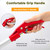 V-CHEETONG Extendable Snake Tong Reptile Grabber Rattle Snake Catcher Wide Jaw Handling Tool with Lock and Comfortable Grip(Include Snake Bag) (60 inches Extendable Snake Tong)