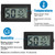 Kanayu 24 Pack Mini Digital Hygrometer Thermometers Indoor Humidity Monitor Temperature Humidity Gauge Meter with Fahrenheit for Greenhouse Garden Cellar Closet