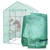 Greenhouse Replacement Cover, 56×56×76 Inch PE Walk-in Greenhouse Cover for Gardening Plants w/Roll-Up Zipper Door, Waterproof Frost Protection Wind Rain Proof, Easy Assembly (No Frames Include)