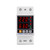 Dual Display 40A 63A 80A 230V Din Rail Intelligent Single Phase Digital Adjustable Surge Voltage Relay Surge Protector Overcurrent Protection Limit (63A)