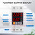 Dual Display 40A 63A 80A 230V Din Rail Intelligent Single Phase Digital Adjustable Surge Voltage Relay Surge Protector Overcurrent Protection Limit (63A)