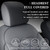 Coverado Front Seat Covers for Ford F150, Leather Auto Seat Cover Fit 2015-2026 F150, 2017-2026 F250 F350 F450 (Gray)