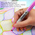 Sharpie Glam Pop Permanent Markers, Fine Tip, Assorted Colors, 24 Count - Arts & Crafts, Coloring, Office Supplies