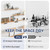 Starunder 8 Pack Floating Shelf Brackets, 8 Inch Heavy Duty Industrial Shelf Bracket, Black Metal L Brackets for Shelves Support DIY(1/5 Inch Thicked)