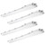 BRILLIHOOD 4Ft LED Vapor Tight Light Fixtures, 48W, 4200LM, 6500K Bright White, Clear Cover, IP65 Waterproof Vapor Proof Lights for Car Wash, Garage, Walk in Freezer, Indoor Outdoor Lighting, 4-Pack