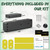 Dhiedas Smart RFID Drawer Lock, Hidden Digital Electronic Bluetooth RFID Cabinet Drawer Lock for Adults Baby Proofing Teens Liquor Cupboard File