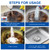 BELL BIRD Drain Opener,Powerful Unclogging,Crystal lye, Sodium hydroxide, Unclog drains, Bathroom sinks, Kitchen sinks, Shower pipes (3 PSC, Gram, 780)