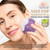 This Hippie Girl | Konjac Exfoliating Organic Facial Sponge | Plant Based Gentle Exfoliating Face Scrubbie | Safe for Sensitive Skin | Amethyst Purple (Purple)