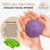 This Hippie Girl | Konjac Exfoliating Organic Facial Sponge | Plant Based Gentle Exfoliating Face Scrubbie | Safe for Sensitive Skin | Amethyst Purple (Purple)