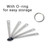 BERYLER 1Pack Mini Measuring Spoons Set, Heavy Duty Stainless Steel Teaspoon for Cooking and Baking, Suitable for Small Amount of Dry or Liquid Ingredients and Spices