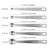 BERYLER 1Pack Mini Measuring Spoons Set, Heavy Duty Stainless Steel Teaspoon for Cooking and Baking, Suitable for Small Amount of Dry or Liquid Ingredients and Spices