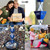 U-nitt Rain Chain Water Collection for Gutters Rainwater Catcher & Diverter, 8.5 FT Chains for Outside Garden, Blue Square Cups, Roof Downspout, Works with Heavy Rain, w/Gutter Clip for Rainchains