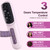 Cordless Hair Straightener Brush, Mini Hair Straightener Comb with Negative Ion, Portable Hot Comb Straightener for Women, Rechargeable 4000mAh Battery, Anti-Scald, 3 Temp-Setting