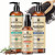 PureNaturis Organic Rosemary Black Rice Water Shampoo Conditioner Set for Hair Growth, Rice Water Spray, w/Rosemary Water, Biotin, Caffeine, Routine Shampoo for Women Men Hair Loss Thickening, Longer