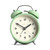 NEWGATE® Charlie Bell Echo Alarm Clock | Modern take on Classic Twin Bell Clock | Neo Mint | Easy to Read Numbers | Ideal for Bedside, Desk or Shelf | Modern Retro Bedroom & Office Accessory