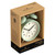 NEWGATE® Charlie Bell Echo Alarm Clock | Modern take on Classic Twin Bell Clock | Neo Mint | Easy to Read Numbers | Ideal for Bedside, Desk or Shelf | Modern Retro Bedroom & Office Accessory