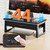 HEWORLIF Computer Monitor Stand Riser, Desk Organizers and Accessories with Drawer, 2-Tier Laptop Stand for Desk, Office Organizer Storage, Wood