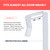 Home in Bold Over-The-Door Hooks (Heavy Duty) Metal for Thick Doors | Adjustable Over The Door Hooks Perfect Height & Fit - 1.6'' - 1.8'' Door Thickness