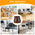 24 Pcs Brown Chair Leg Floor Protectors, Furniture Felt Pads Silicone Covers caps for Chairs,Chair Leg Protectors for Hardwood Floors (Large fit:1.3''-2'')