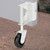 SANKINS Spring Loaded Gate Caster for Wooden Gate PVC Fence, Heavy Duty Gate Wheel Caster with 360 Degree Universal Mount Plate for Metal gate, Yard Fence, 4-Inch, 220 Lbs Capacity, White