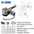 Ceiling Pull Chain Switch ZE-109M Zing Ear Metal Pull Chain Light Switch ON-Off Pull Chain Switch Ceiling Fan Lamp Light Switch (Black Bronze)