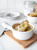 LE TAUCI Soup Bowls with Handle, 15 Oz Ceramic French Onion Soup Bowls, Large Soup Crocks Oven Safe for Stew, Onion, Soup, Chilli, Set of 4, White
