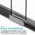 Gray Sliding Shower Door Bottom Track, Suitable for 1/2-inch and 3/8-inch Track Grooves, Ideal for Glass Shower Doors with a Thickness of 7/16-inch and 5/16-inch (1 Pack)