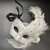 MasqStudio Brocade Lace Masquerade Ball Mask Burlesque Mardi Gras Birthday Prom Wedding Party (White),6.5X8 MasqStudio Brocade Lace Masquerade Ball Mask Burlesque Mardi Gras Birthday Prom Wedding Party (White),6.5X8