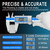 ACEMETER Digital Caliper 6 Inch Measuring Tool Stainless Steel Vernier Caliper Digital Micrometer with Large LCD Screen,Auto-Off Feature, Inch/Millimeter/Fraction Conversion Measuring Tool Caliper