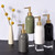 uxcell Soap Dispenser-14Oz Ceramic Dish Hand Soap Dispenser with Pump for Kitchen Bathroom, Green