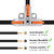 10pcs Compact Wire Conductor Connector, T-Shape Lever Nut Wire Connector, Quick Splitter 3 Way Electrical Connectors, AWG 28-12 (10pcs)
