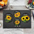 Tucocoo Electric Stove Burner Covers, Sunflower and Butterfly Set of 4 Round Stove Burner Covers, 8 Inches and 10 Inches, Gas Stove Burner Covers, Metal Stove Burner Cover, Modern Cooktop Decorative