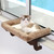 Zakkart Cat Perch for Window Sill with Bolster - Orthopedic Hammock Design with Premium Hardwood & Robust Metal Frame - Cat Window Seat for Large Cats and Kittens - Dark Stained Wood Brown Bed, 24''W