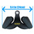 BLUSLM LAT Pull Down Bar for Cable Machine, LAT Pulldown Attachments T-bar V-bar Cable Attachment for Gym, Back Tricep Strength Training Handle (BL02)