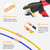SVAAR 380 PCS 26-6 AWG Non-Insulated Butt Connectors kit Pure Copper Crimp Butt Splice Connector,Heavy Duty Seamless Barrel Butt Splice Terminals, Uninsulated Splice Connectors for 26 to 6 Gauge Wire