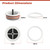 PalpitateC Air Blower Seal One Way Non Return Smart Valve Compatible with Coleman 54124, 54129, 54155, 54176 for Air Bubbler/Blower Water Leak Repair Replacement Parts Kit 1set
