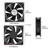 uxcell 92mm x 25mm 12V DC Cooling Fan Long Life Sleeve Bearing Computer Case Fan