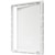 12" x 16" White Plastic Access Panel. Service Shaft Door Panel. Plumbing, Electricity, Heating, Alarm Wall Access Panel for Drywall. Bathroom Services Access Hole Cover. (12" x 16")