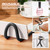 Ninehaoou 20 Pcs 17 Inch EVA Foam Twist Rubber Ties Reusable Bendable Cable Tie Straps Flexible Heavy Duty Twisty Ties for Organizing Cords Bundling (Black)