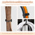 Ninehaoou 20 Pcs 17 Inch EVA Foam Twist Rubber Ties Reusable Bendable Cable Tie Straps Flexible Heavy Duty Twisty Ties for Organizing Cords Bundling (Black)
