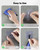 Uniclife 10 Pcs Self Adhesive Picture Hooks 33 Max lbs Load No Drill Screw Stickers Heavy Duty Picture Hangers Without Nails Wall Hooks for Hanging Waterproof Hangers Sticky Hook for Bathroom Kitchen