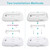 2 Pack Battery Operated Ceiling Light Motion Sensor Shower Light, Wireless Closet Lights 6000K LED Bathroom Shower Lamp, Motion Activated Ceiling Lamp for Bathroom Closet Cabinet(Battery Not Included)