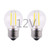 OPALRAY LED G14(G45) Globe Bulb, DC 12V / 24V Input, E12 Small Base, Dimmable with DC Dimmer, 2700K Warm White Light, 2W 200Lm, 25W Incandescent Replacement, for 12Volt Low Voltage Power, 2-Pack