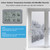 DreamSky Weather Station Indoor Outdoor Thermometer Wireless - Atomic Clock with Indoor/Outdoor Temp, Date & Day, Battery Powered, Home Weather Forecast Clock with Inside Outside Temperature Humidity